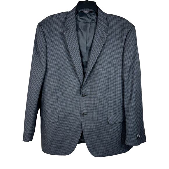Jos. A. Bank Other - Jos. A. Bank Mens SZ 46R Executive Wool Suit Jacket Plaid Lined Traditional Fit